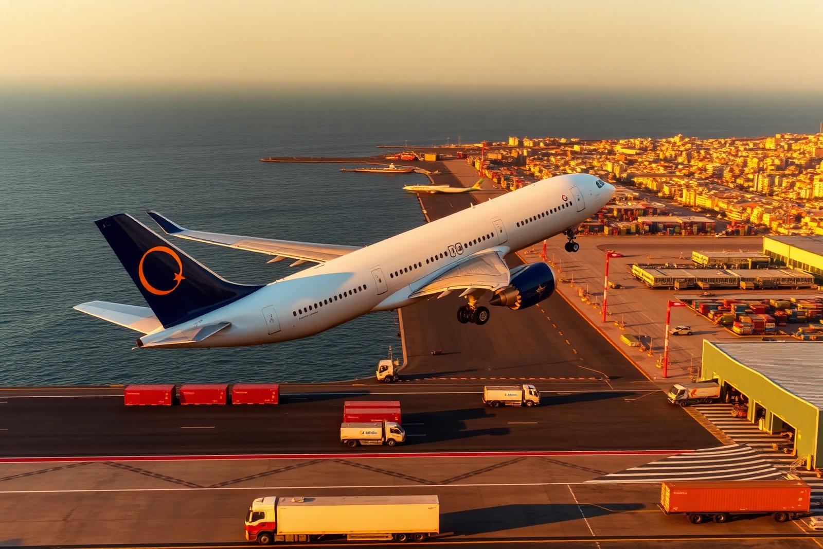 Avion cargo export depuis l'Algérie